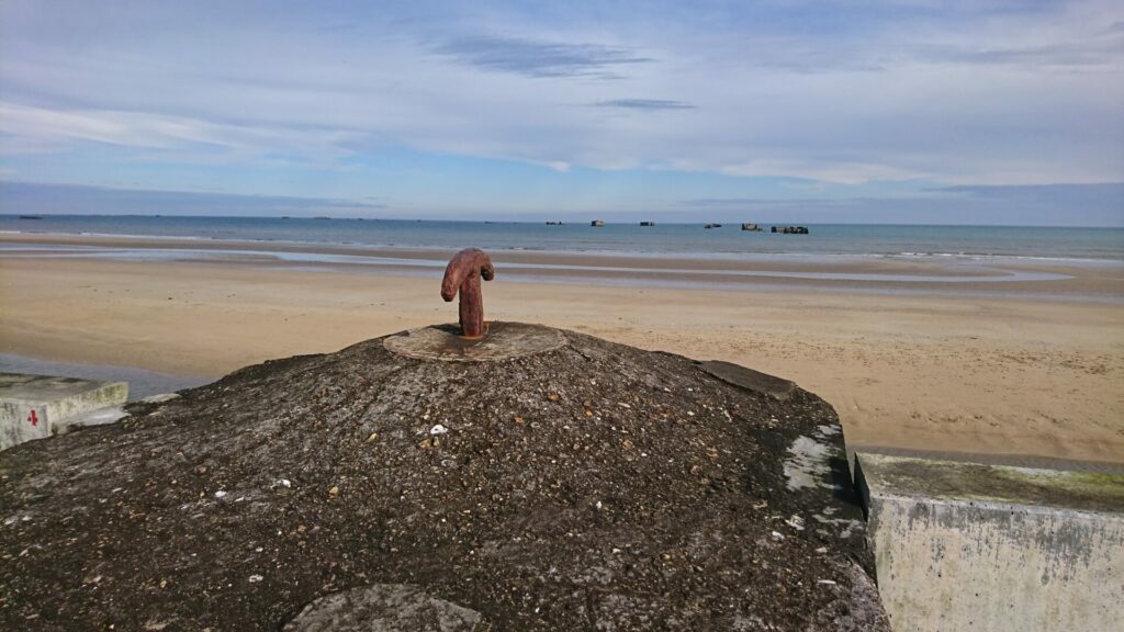 normandy beach world war 2