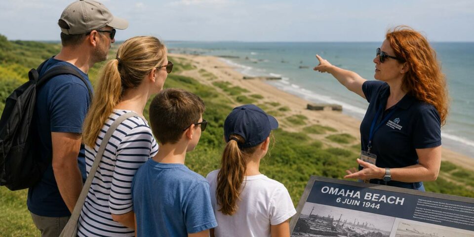 Visit Omaha Beach with a private guide