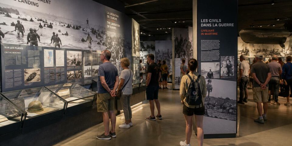 caen memorial museum group