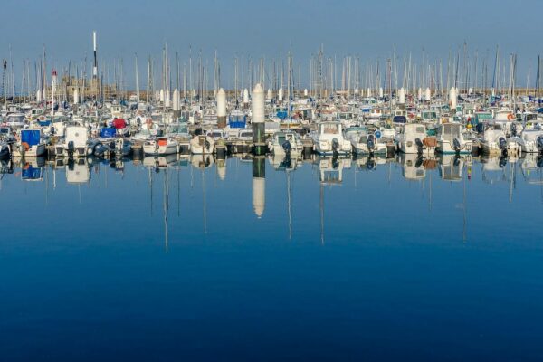 le havre boats in port